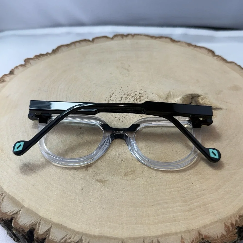 Anne‎ et Valentin Transmit 21C03 Clear W/Black Accent Eyeglass Frames